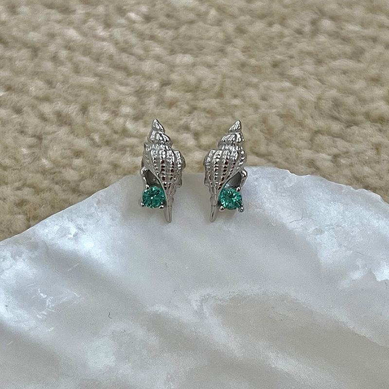 Серьги-гвоздики в виде морской звезды с каплями синего масла, женские, маленькие, изысканные, уникальные, индивидуальные, модные, темпераментные, универсальные серьги