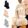 Fantastic Mittens Full Fingers Fuzzy Anti-slip Soft Women