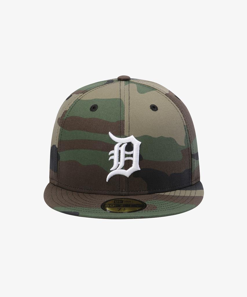New Era Кепка MLB Detroit Tigers Базовая Приталенная Лесной Камуфляж 15131705