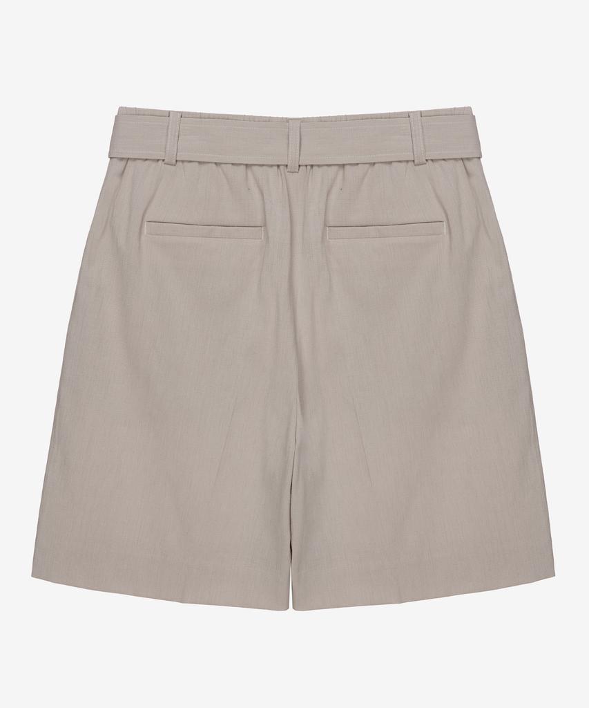 MIND BRIDGE WOMEN [W] Linen Belted Single-Pleat Shorts - 2 Colors Myhp3205