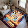 Bluey's Colorful Adventure Customize Your Name Carpet Perfect for Study room Bedrooms Dining Room Outdoor Anti-slip Rug Office home decor