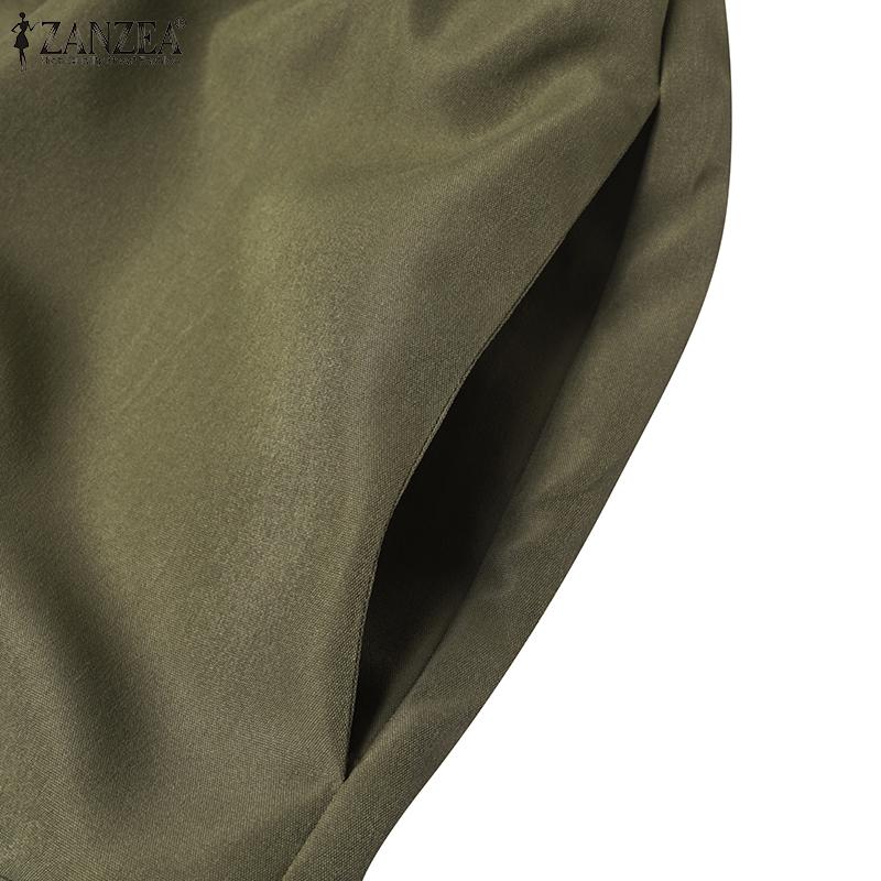 Женская миди с эластичной резинкой на талии, карманами и карманами, свободная однотонная полуюбка