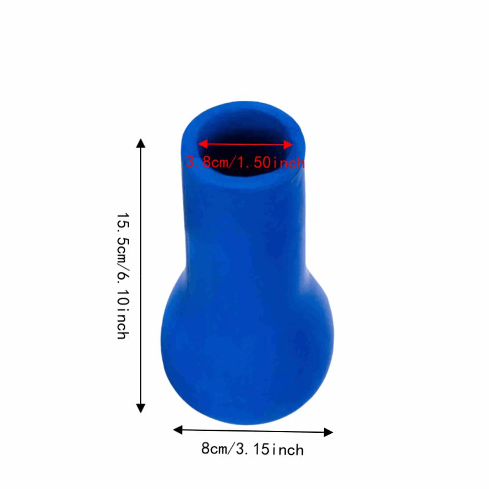 PU Fishing Rod Butt Cap Spherical Fishing Pole Butt Cushion  Large Fishing Rods