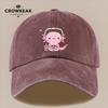 CartoonPatterned Baseball Cap Featuring a Salamander Designed Simply Yet Stylishly for Both Men And Women This Cap Is Perfect