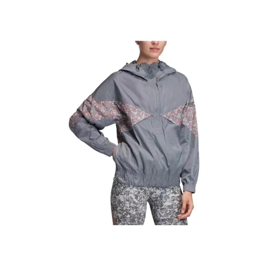 adidas X Stella McCartney Collaboration Повседневная удобная куртка с капюшоном Женская куртка Серая FI7977