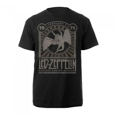 Led Zeppelin Унисекс Футболка для взрослых Madison Square Garden 1975
