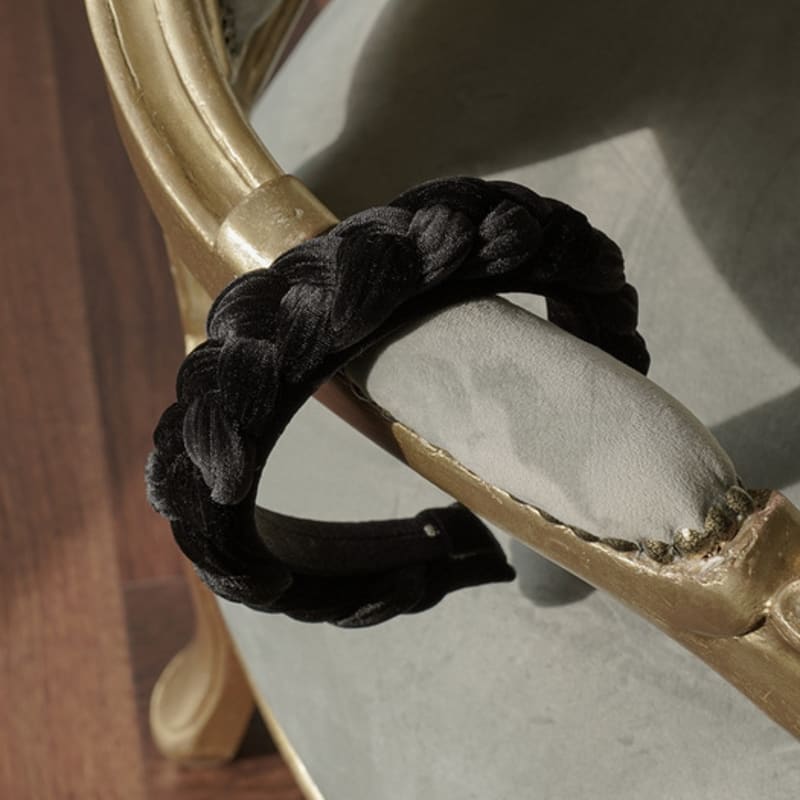 Повязка на голову из бархата с эффектом твист «Черепаха» Лахор