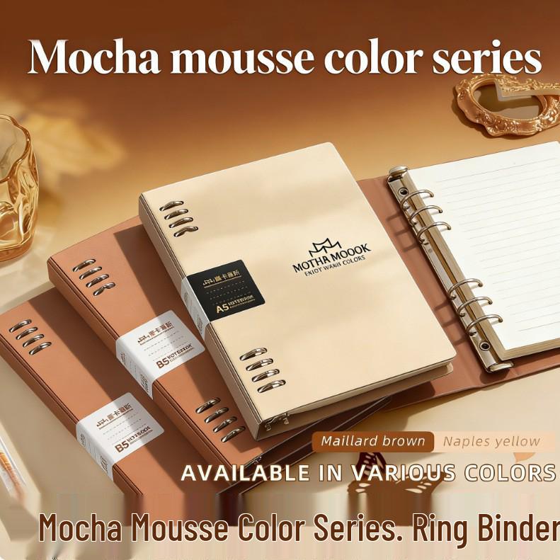 Минималистичный папку-регистратор на кольцах большой емкости: Незаменимо для студентов и офисных работников