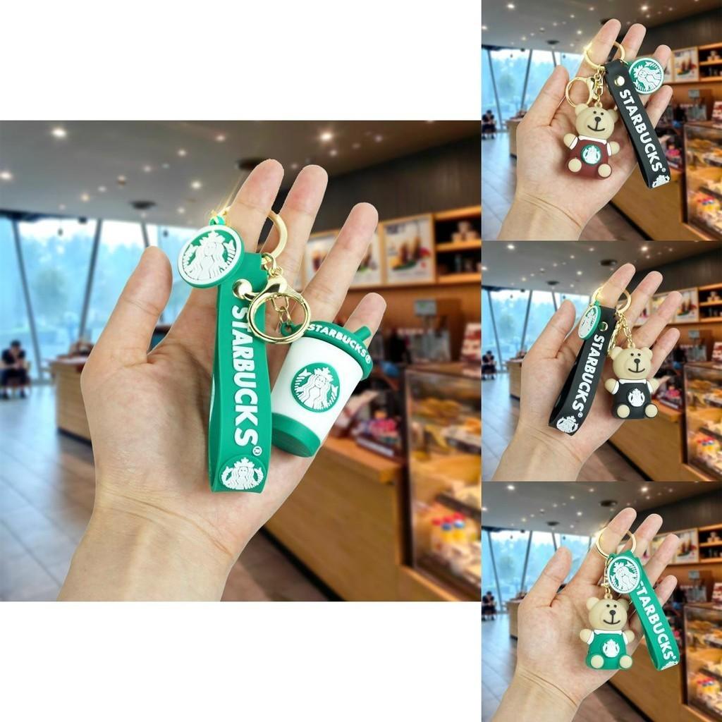 Очаровательный брелок в виде мишки, резиновый материал, милый мультяшный аксессуар для ключей, подвеска для автомобиля