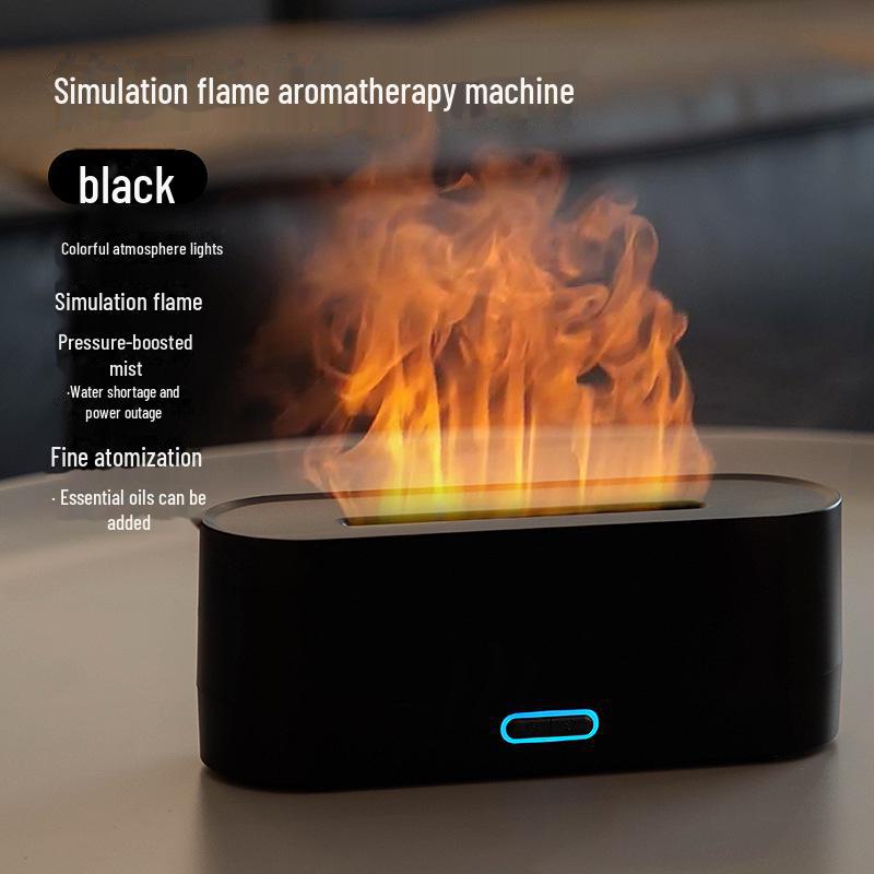 Multicolor Flame Aromatherapy USB Humidifier for Home and Bedroom