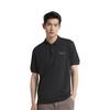 Fila Логотип Удобная Вязаная Футболка-поло с Коротким Рукавом Унисекс Футболки-поло Черный F11U349101F-BK