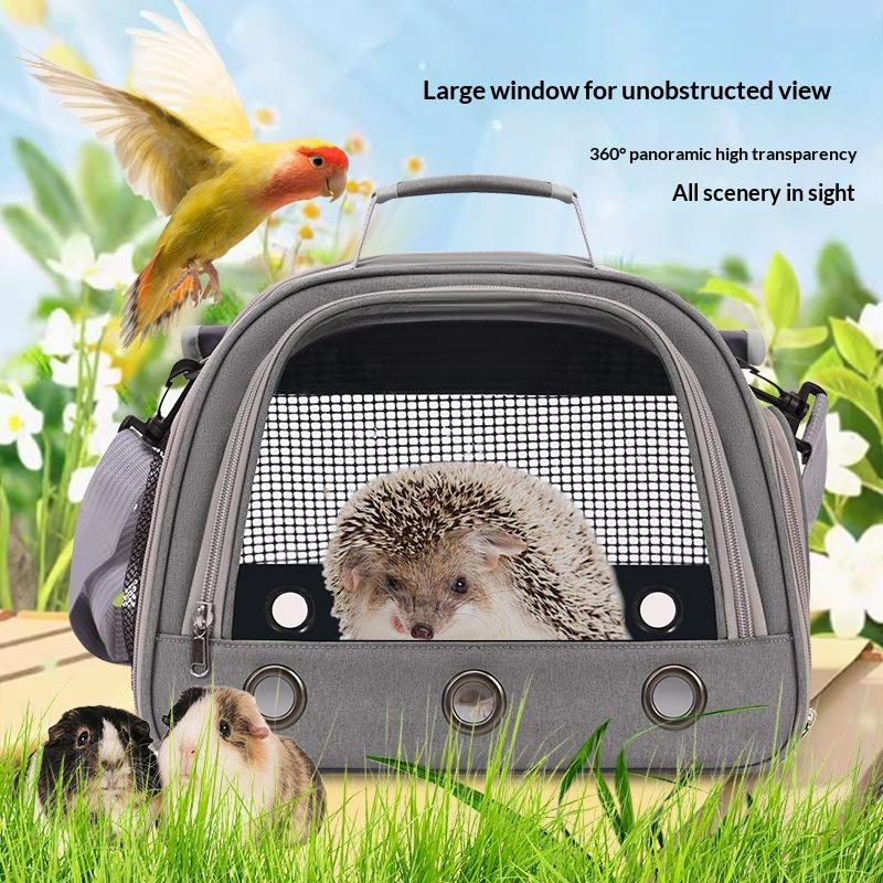 Factory Direct Supply Outdoor Portable Transparent Small Pet Bag for Cats Rabbits & Guinea Pigs