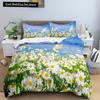 Пододеяльник с акварельными цветами King Queen, красочный цветущий комплект постельного белья для подростков, взрослых, 2/3 предмета, полиэстеровое одеяло