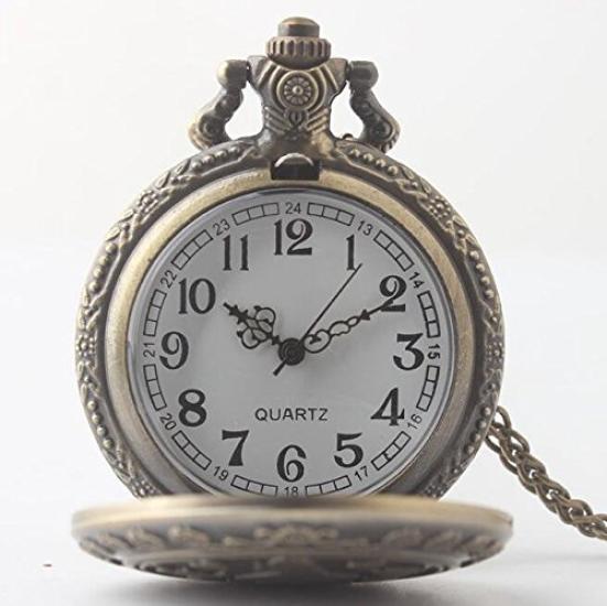 Карманные часы «Алиса в стране чудес» Женские карманные часы Антикварные часы-подвеска «Алиса» для медсестры [koneko]