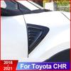 ABS Car Front Fender Engine Side Air Vent Cover Shark Gills Side Vent Sticker for Toyota C-HR CHR 2016 2017 2018