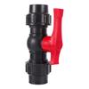 PVC PE Tube Tap Water Splitter Home ID 20/25/32/40/50mm Plastic Quick Access Valve Kitchen Bathroom Balcony Water Pipe Fittings