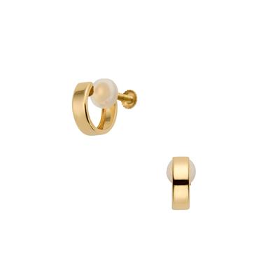 Серьги-кольца Vendome Aoyama из желтого золота K18 AGVE1606 YG [Официальные]