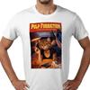 Футболки Y2k Смешные Пародия на Фильм Футболка Pulp Furriction Кошка Футболка Летняя Повседневная Свободная Футболка С Принтом Хлопок Уличная Одежда Унисекс