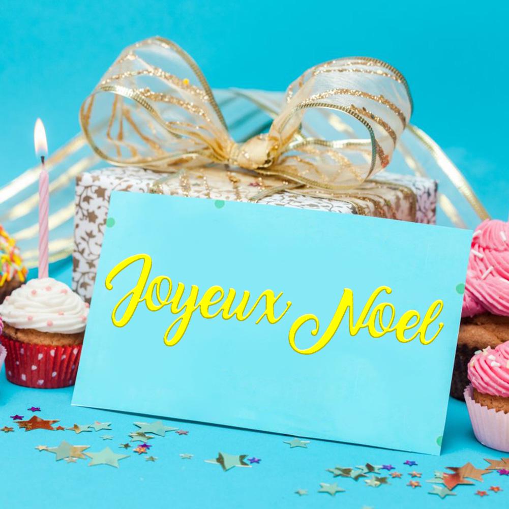 H1# Французский алфавит Вырубные штампы для скрапбукинга Декоративное тиснение Ремесло