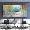 Abstract Colorful Birch Trees Canvas Prints Modern Decorative Painting Nordic Plant Posters Wall Art Pictures For Living Room