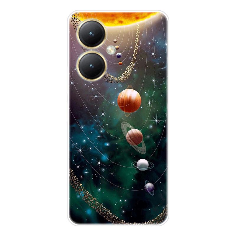 Для Vivo Y27 4G Y 27 5G чехол Мягкая силиконовая задняя крышка Чехол для телефона с рисунком из мультфильма Разнообразие