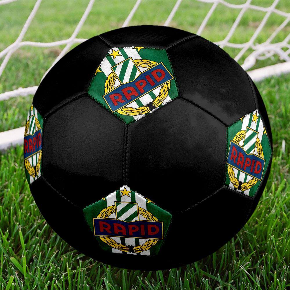 1 шт. SK Rapid размер плаката 5 футбольный мяч ПрагаФутбольный мяч для зала Цветной Для всех возрастов Машинная строчка ПВХ Готов к соревнованиям Прочный Высокий отскок