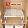 Шкаф Многослойная Перегородка Шкаф-Стеллаж Перегородка для Шкафа Телескопическая Полка Шкаф для Обуви Хранение и Отделка Артефакт Вешалка для Обуви