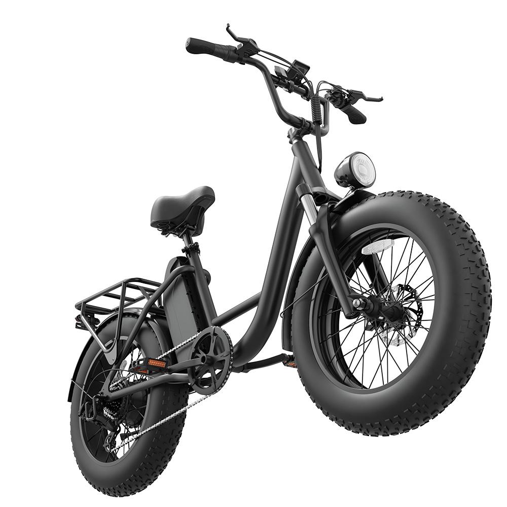 Urlife E26 Pro Electric Bicycle 750W Motor 20" Fat Tire Foldable Electric Bike 7 Speed Dual Disc Brakes 48V 15.6Ah Max Load 120Kg