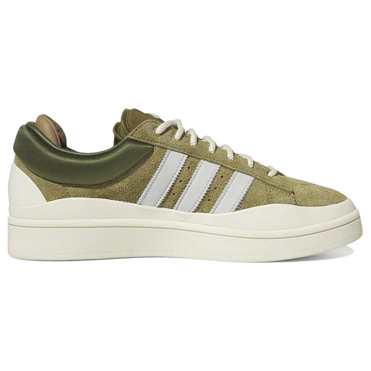 Кроссовки унисекс Bad Bunny x adidas Campus Wild Moss Зеленый Голубоватый Кремово-белый ID7950