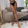 Women Pantyhose Sexy Hollow Out Fishnet Stockings Big Mesh Fishnet Tights Sexy Bling Crystal Tights