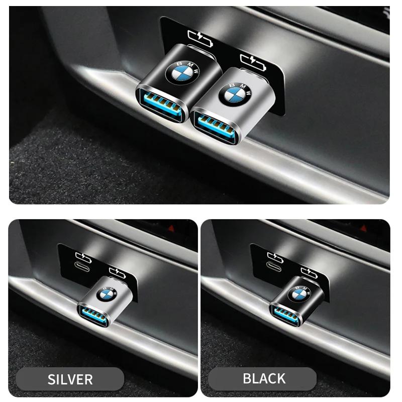 Автомобильный адаптер Type-C на USB 3.0 Автомобильный конвертер Детали интерьера Для BMW X1 X2 X3 X5 X4 X6 X7 G30 G20 G32 G11 G12 F40 F30 F20 F1