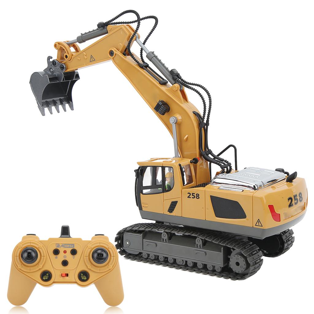 Радиоуправляемый экскаватор 11 каналов 2,4 ГГц 1:20 Моделирование конструкции вращающегося экскаватора с дистанционным управлением игрушка для