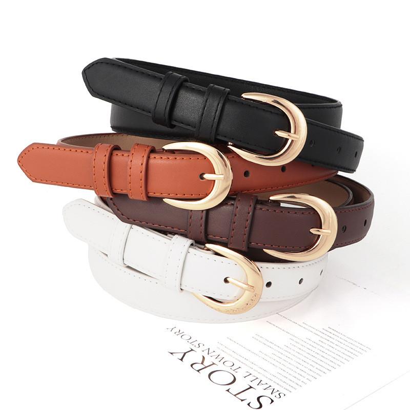 Belt Womens Waist With Durable Pu Material And Metal Buckle For Everyday Style