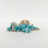 3D Printed Dinosaur Figure Cute Design Realistic Eyes Dinosaur Mini Statue 10cm Joints Movable Animal Ornament Home Decoration