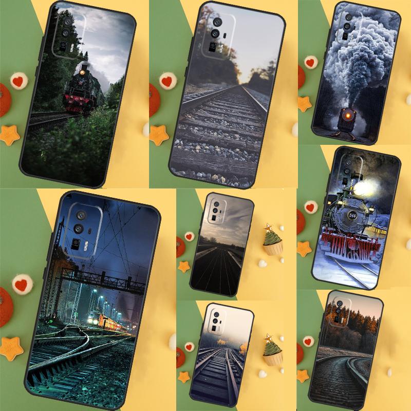 Train Rail Sunlight Case For POCO F6 X6 X3 X5 M6 Pro F3 F5 M5s Xiaomi 14 Ultra 13 12 Lite 11T 12T 13T Pro Cover