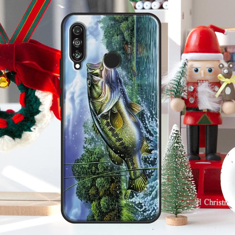 Приманки Крючки Снасти для Ловли Басса Чехол для Huawei Nova 12i 11i 8i 12s Y73 Y72 Y61 Y91 Y90 Y70 Y60 9 10 SE P60 Pro P30 P40 Lite