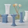 Diy Craft Silicone Handmade Clay Tools Roman Column Candle Mold 3d Art Wax Mold Cake Resin Molds