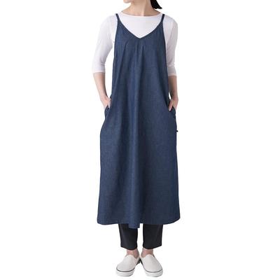 Seven Uniform Платье-фартук QS7373-1, Индиго, Один размер