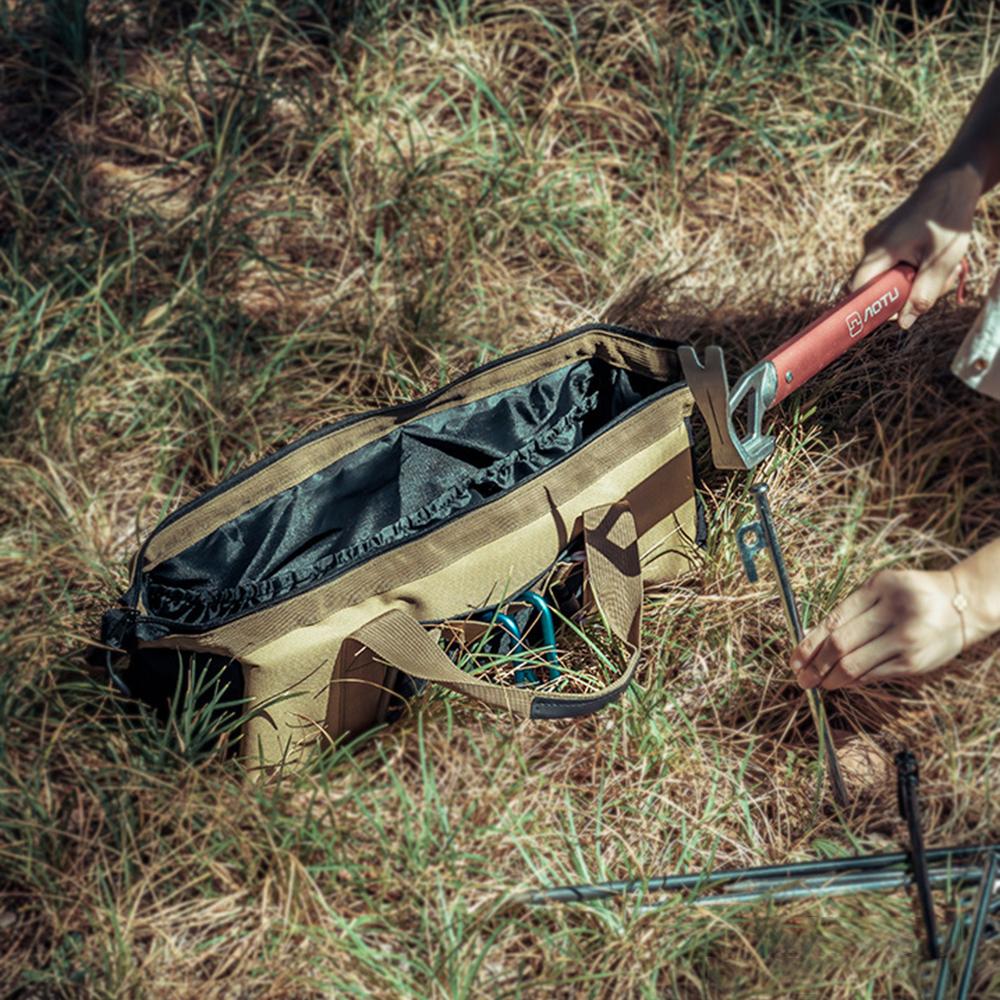 Tent Stake Storage Bag Camping Gear Duffel Bag Waterproof Outdoor Camping Backpacking Tent Peg