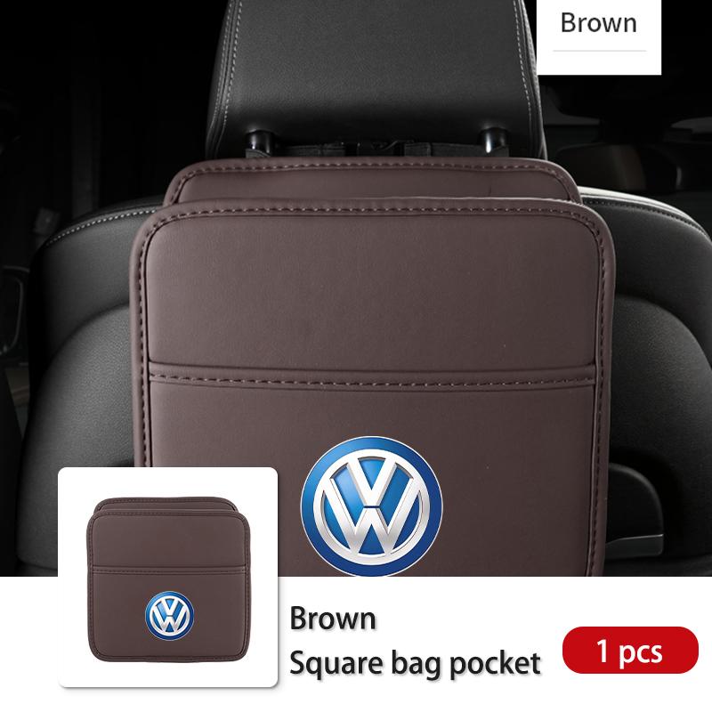 Portable Car Foldable Trash Can Hanging Stuff Storage Case For Volkswagen VW GTI Tiguan Passat B5 B6 B7 CC Jetta MK5 MK6 Polo