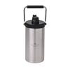 Alesia Ice Container Jug Outdoor Vacuum Bottle Cold Storage Ice Portable Long Time HOT Suitable Stainless Steel Camping Ice Container ALLEGiA Silver X