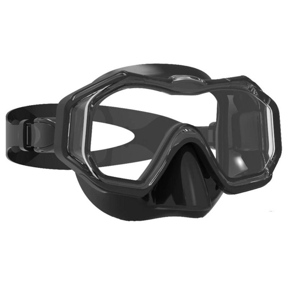 with Nose Cover Child Diving Mask PVC Strap Pool Swim Eyewear Snorkel Swimming Goggles for Youth
