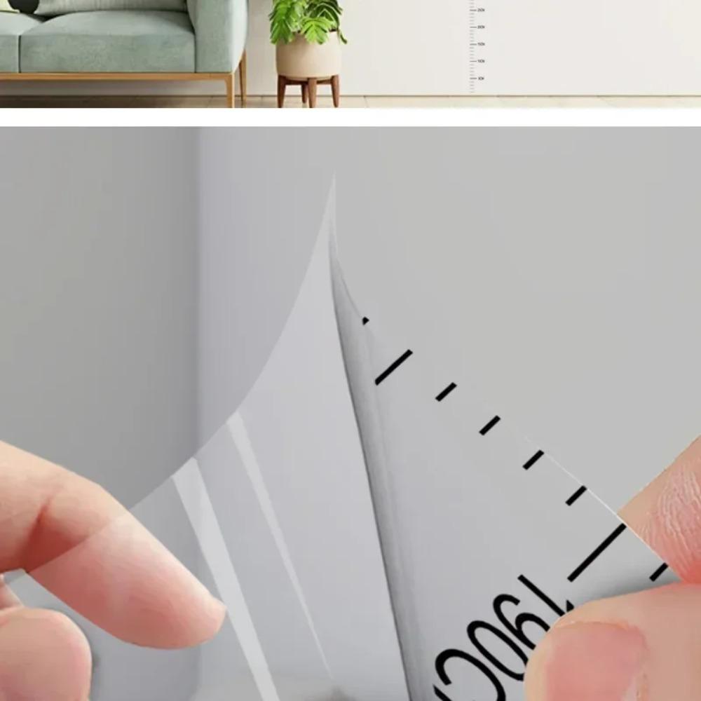 Waterproof Height Measurement Sticker Self-adhesive Growth Chart Sticker  Home Use