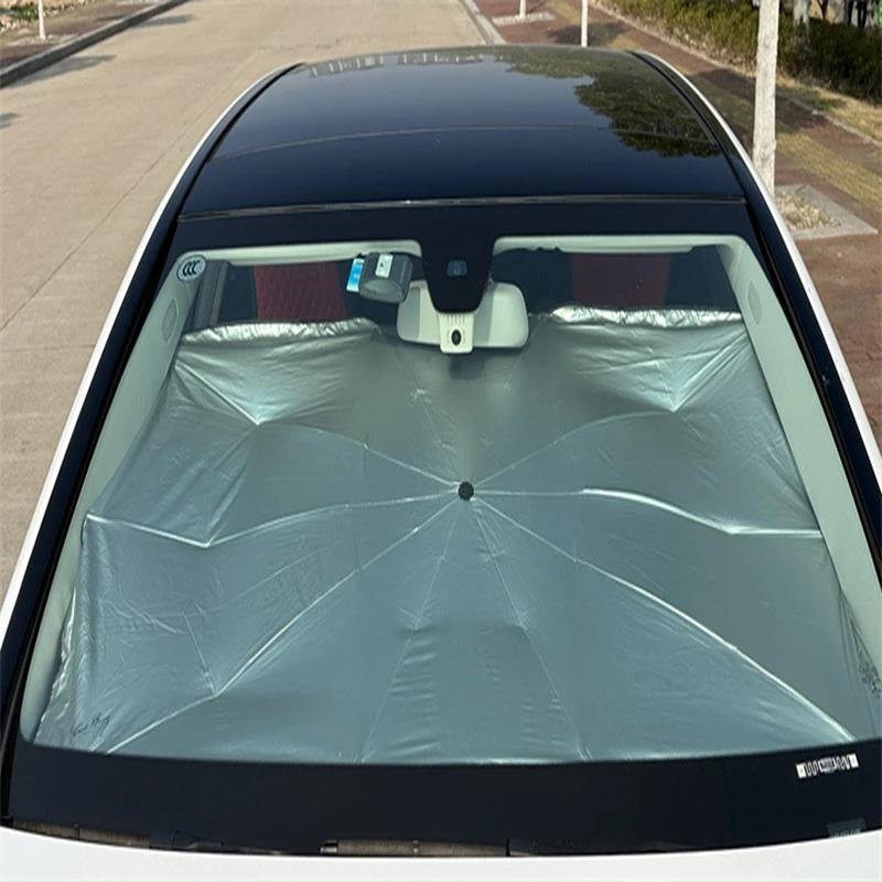 Retractable Car Windshield Sunshade Heat Insulation Sunscreen Front Window Foldable Parasol Sun Block CoverWindshield Sunshades 1
