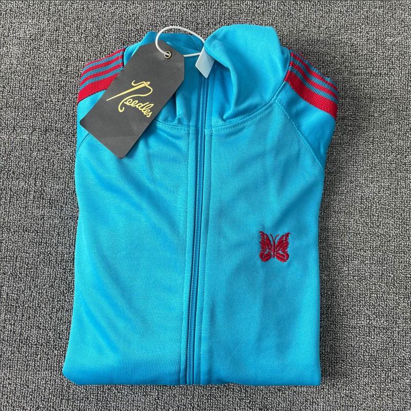 Mens Velvet Sporty Embroidered Butterfly Jacket Casual Hooded Zip-Up Outerwear Youth Streetwear