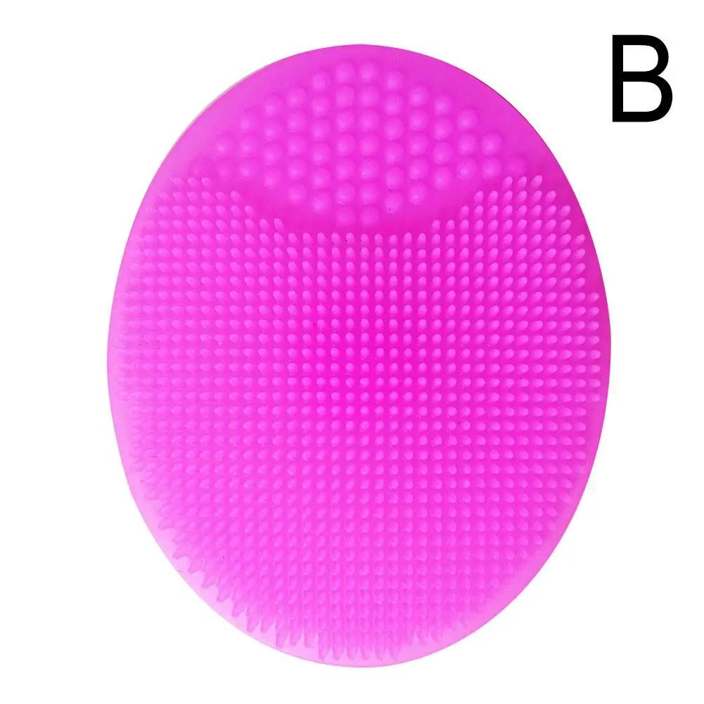 Мягкая силиконовая щетка для очищения лица, косметическая очищающая массажная насадка для глубокого отшелушивания черных точек, щетки для лица U1F6