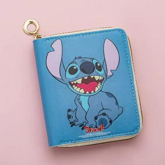2024 Men's Cartoon Zipper Wallet: Compact Coin Purse & Card Holder