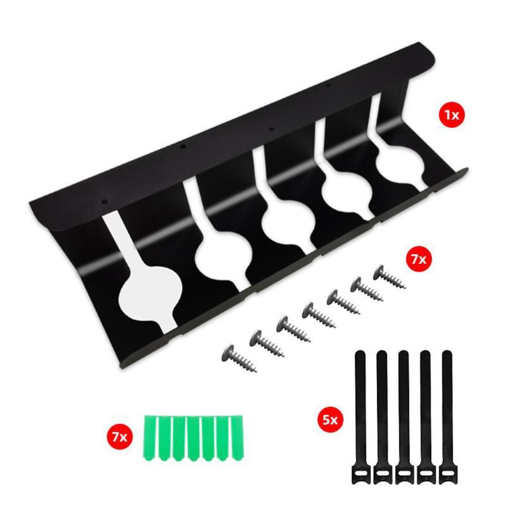 Large Capacity Under Desk Cable Management Tray Socket Strip Holder  Living Room