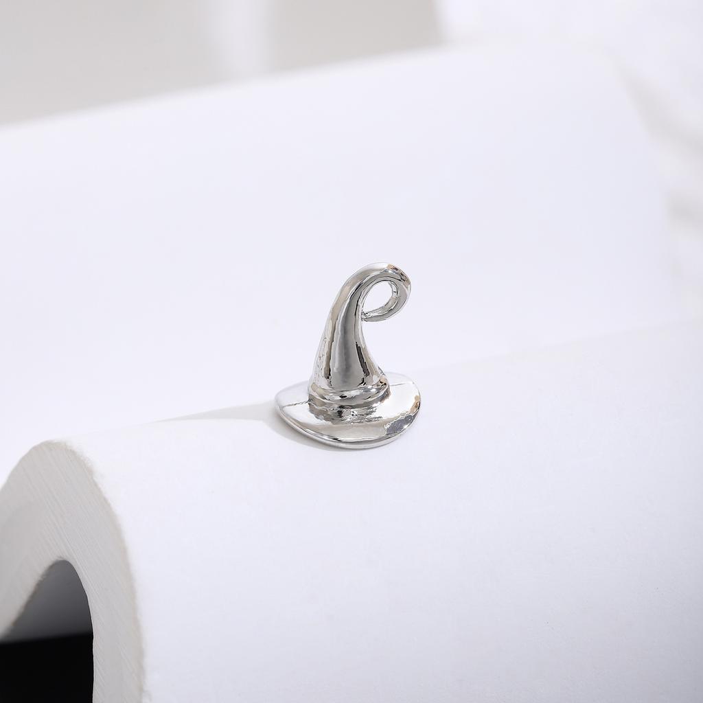 Шармы в виде шляпы ведьмы из сплава, черные подвески в виде шляпы волшебника для изготовления украшений своими руками, аксессуары для брелока на Хэллоуин и декоративные бусины