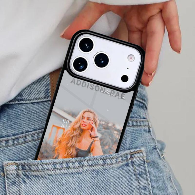 Чехол для телефона Addison Rae для iPhone 16e 15 14 13 12 17 Pro Max Plus Air 17pro Чехол Coque